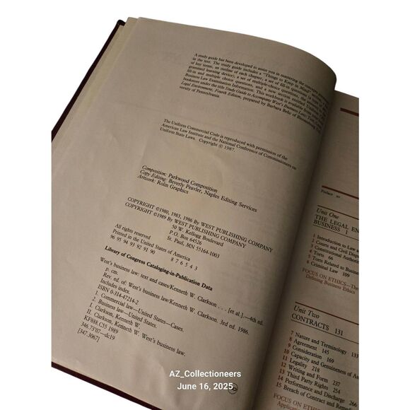 West's business law text cases legal environment fourth edition by Kenneth W. Cl - Picture 7 of 8